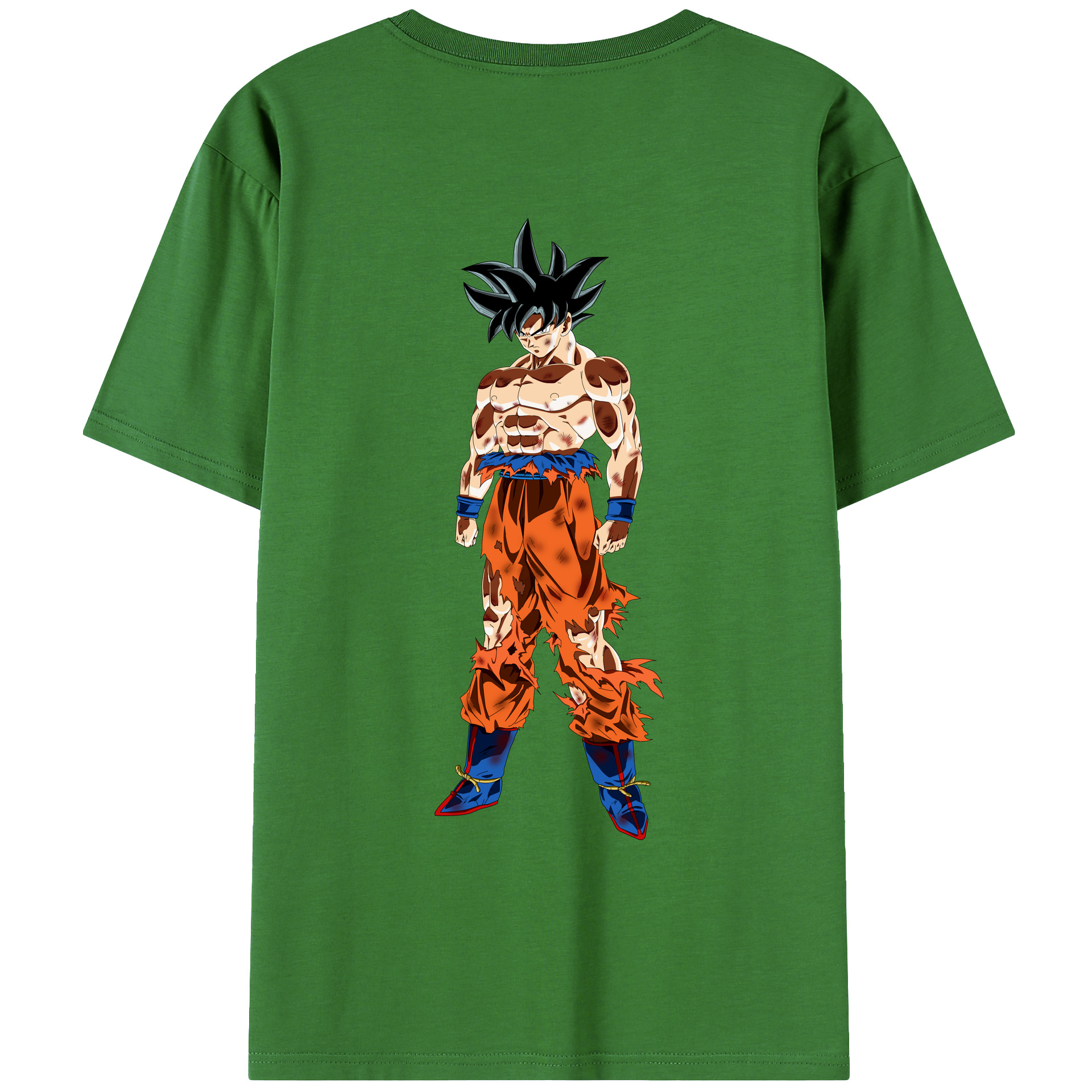 （画像用） ドラゴンボール 孫悟空（そん ごくう）Son Goku カカロット DRAGON BALL Kakarotto レディース半袖Tシャツ(バックプリント)
